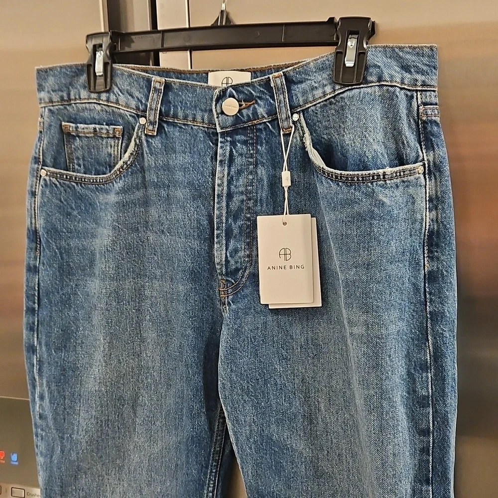 ๐ANINE BING๐ Knox Jean ~ Mineral Blue 28 NWT - Picture 10 of 16